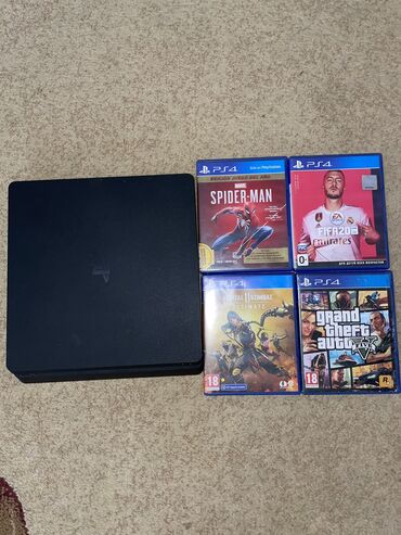 PS4 (Sony PlayStation 4): Продаю свою PlayStation 4 Slim (500GB) — в идеальном состоянии, не