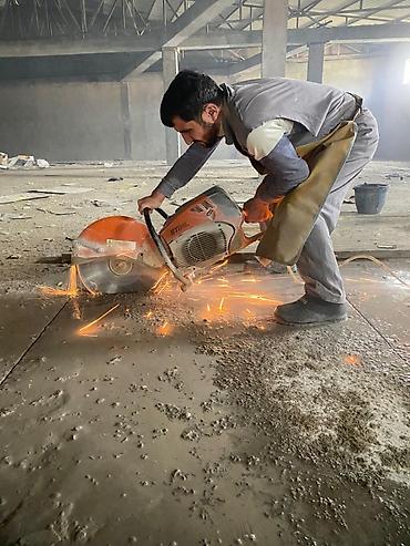Beton işləri: Beton kəsimi və deşmə xidməti - Armaturlu beton, beton panel, daş və — 6