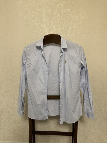 женские длинные пуховики: Эркектердин көйнөгү, S (EU 36), M (EU 38), Us Polo Assn, Колдонулган, түсү - Көк, Өзү алып кетүү, Акылуу жеткирүү