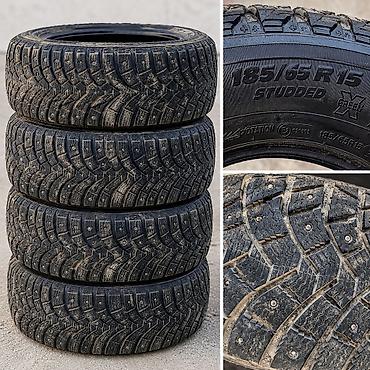195 65 15 с: Шины R 15, Зимняя шипованная, Б/у, Michelin — 1