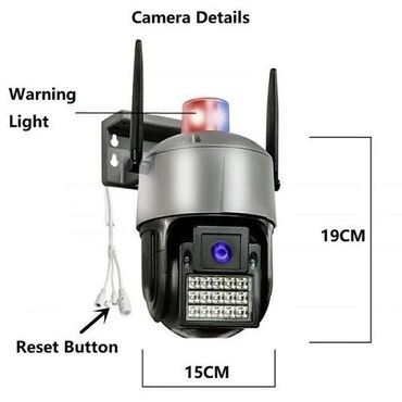 kamera dəsti: BAH-4K 5MP LTE SONY İMX415 5X optik zumlu, hərəkətli 355 dərəcəli küçə