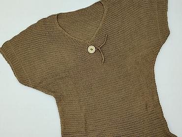 sweter hippie: Hand Knitted, Ponczo damskie, rozmiar One size — 1