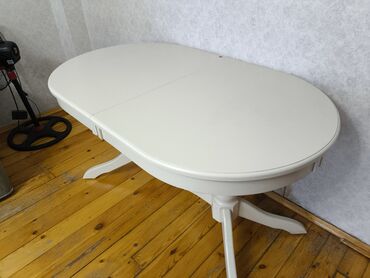 стол в стиле прованс: Трансформер үстөлү Зал үчүн, Жайылуучу стол, түсү - Ак