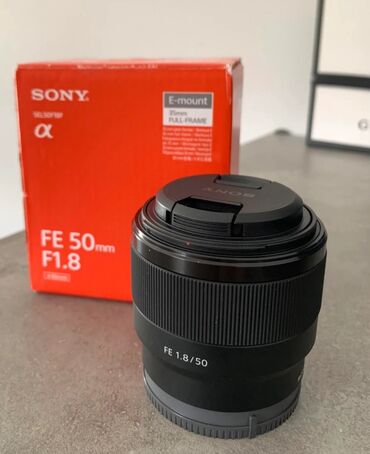 фотоаппарат кенон: Продаю новый объектив Sony 1.8f для full frame камеры. С документами и