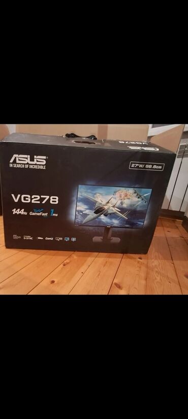 asus x550: Monitorun qutusunu 2 gündü açmışam yenidir (g-sync ve premium free