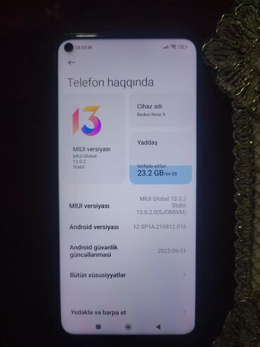 redmi note 9 qiymeti: Redmi Note 9, 64 ГБ, цвет - Синий