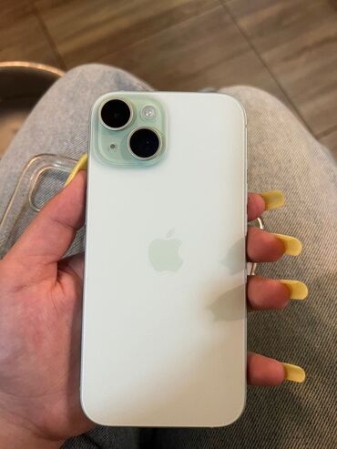 Сковородки: IPhone 15, 128 ГБ, Зеленый, Face ID, С документами