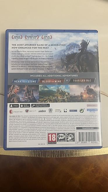 PS5 (Sony PlayStation 5): PS5 oyunu: The Witcher 3: Wild Hunt – Complete Edition - Platform — 2