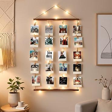 xonca dekor isleri: ✨ Otağınızın havasını dəyişəcək əzmkar və estetik foto asılqanlar! — 5