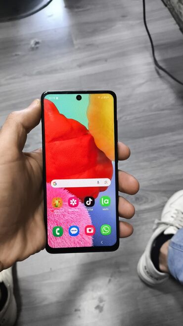 Samsung: Samsung Galaxy A51, 64 GB, rəng - Qara, Barmaq izi