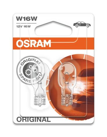 sa visokim strukom: Automobilska sijalica OSRAM ORIGINAL W16W 921-02B 16W 12V W2.1X9.5D