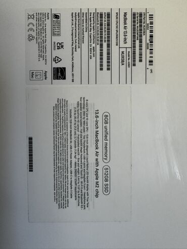 Ноутбуки: Ноутбук, Apple, 8 ГБ ОЗУ, Apple M2, 13.3 ", Новый, Для работы, учебы, память SSD at lalafo.kg — 7 Ноутбуки: Ноутбук, Apple, 8 ГБ ОЗУ, Apple M2, 13.3 ", Новый, Для работы, учебы, память SSD — 7