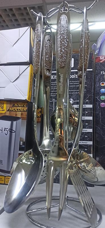 кухонные оборудования: Набор кухонных принадлежностей Fizzmcia Silicone Kitchen Utensils, 12 — 2