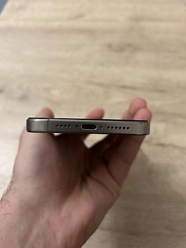 Apple iPhone: IPhone 15 Pro Max, 256 GB, Desert Titanium, Face ID — 9