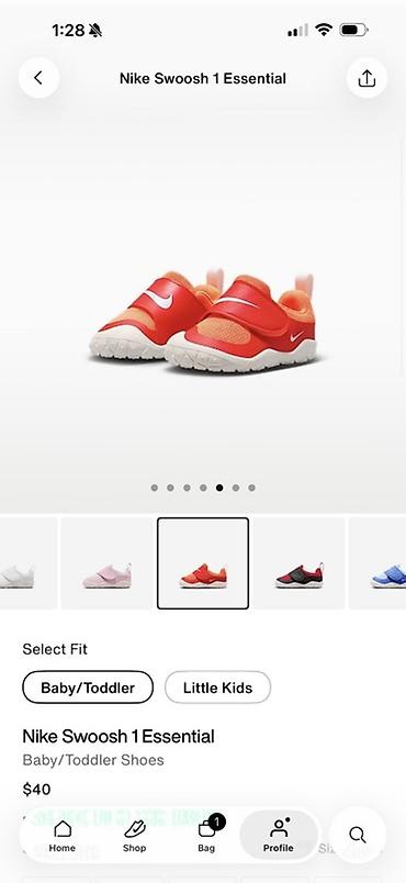 nike vomero 5: Nike Swoosh 1 Essential — детская/малышовая обувь. - Тип: кроссовки — 1
