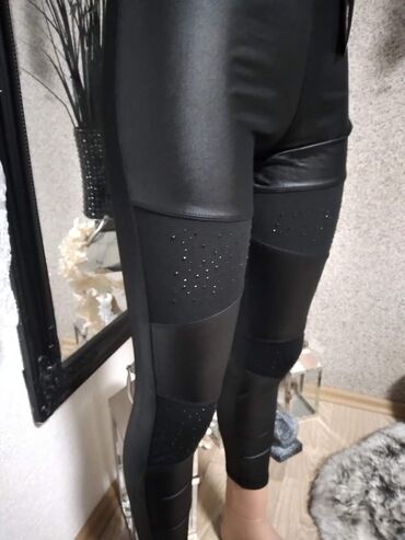 Helanke, biciklistički šortsevi: HELANKE kao eko koža meke i elastične. Univerzalna velicina Cena 950 — 13