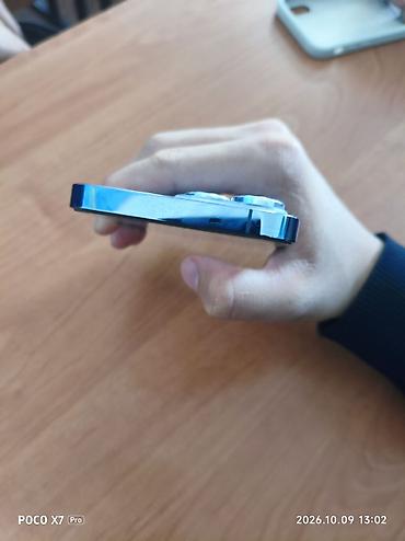 Мобильные телефоны и аксессуары: IPhone 13 Pro, Б/у, 256 ГБ, Pacific Blue, Защитное стекло, Чехол, Коробка — 4
