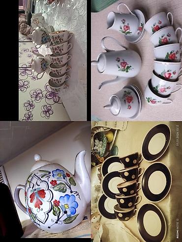 Digər dəstlər və servizlər: Kofe dəsti 25 qədimi çaydan 40 mi qədimi çay desti 45 manata )) - — 2