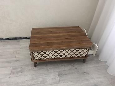 dekor isiqlar: Dördbucaq masa, Transformer, Təkərsiz, Teksturalı laminat — 3
