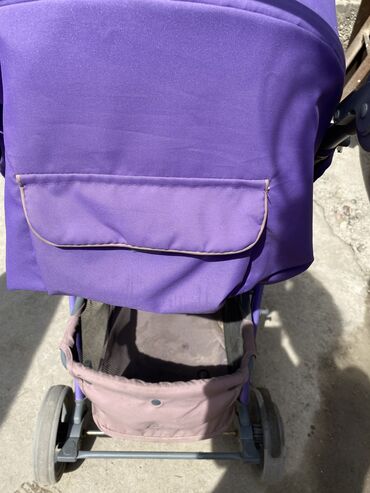 купить коляску бишкек: Коляска, цвет - Фиолетовый, Б/у