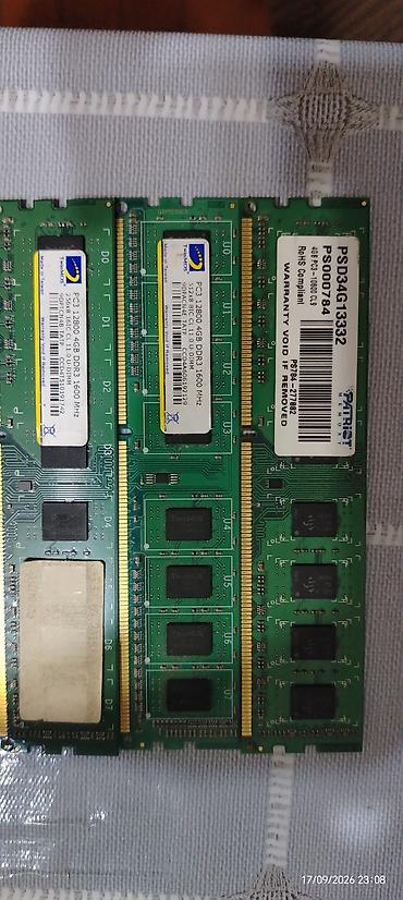 kompüter işi: Məhsul: Kompüter və noutbuklar üçün RAM modulları (DDR3/DDR3L) — 3