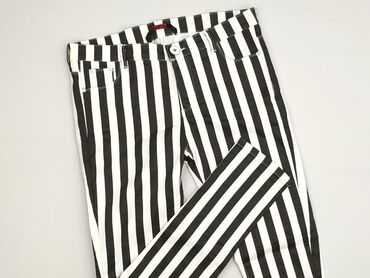 legginsy wzorzyste: Material trousers for women, size M (EU 38)