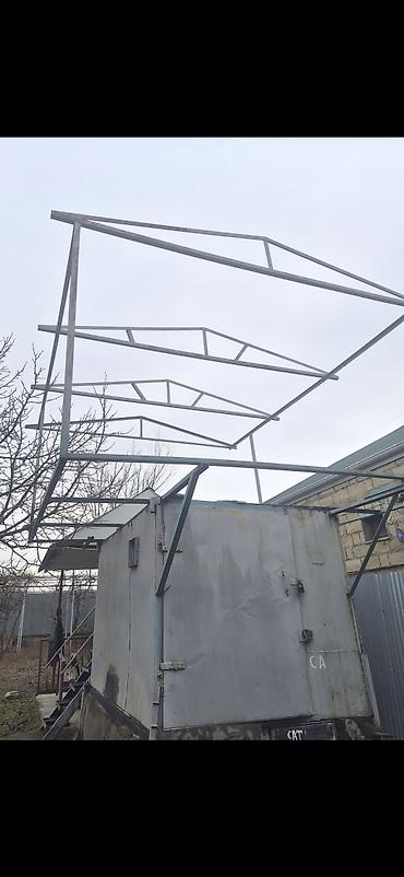 Naveslər, markizlər: Metal karkaslı kölgəlik/üst örtük konstruksiyası - Material — 1