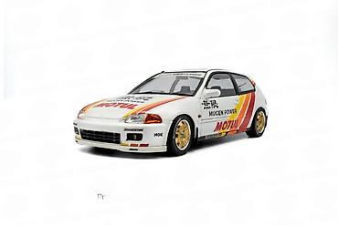 bicikl type 0: 🏁 Honda Civic (EG6) – 1992 – Solido Works Mugen Racing – 1:18 – Solido — 1