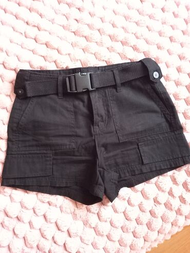 ženske letnje pantalone: S (EU 36), color - Black, Single-colored