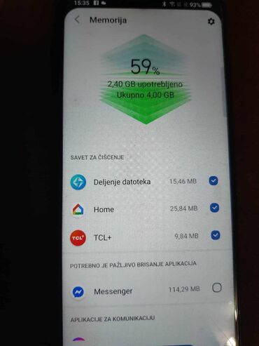 Ostali mobilni telefoni: TCL 20 SE 4/64gb. na netu po modelu mozete videti sve specifikaciju — 8