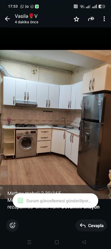 Qonaq otağı dəstləri: Metbex mebeli 2.30/165. Mdf mebelde hec bir problem yoxdur rezapalinda