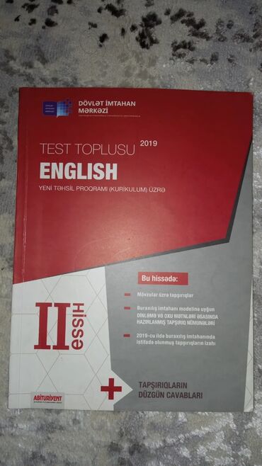 az dili test toplusu cavabları: İngilis dili Dim 2019 2ci hissə Test toplusu Test tapşırıqları