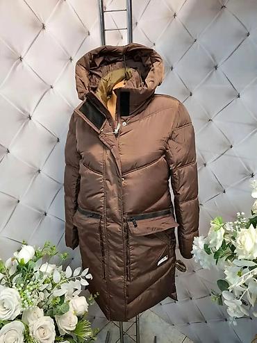 nb luxury: Ženska duga zimska jakna sa kapuljačom - Model: duga puf jakna do — 2