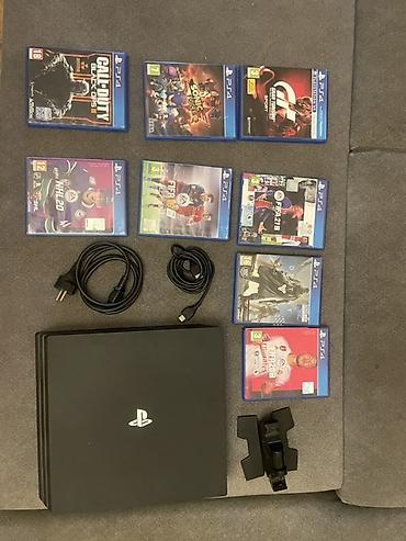 pc 4: İşlənmiş 1 TB-lıq PlayStation 4 Pro (joystik daxil deyil); qiymət — 1