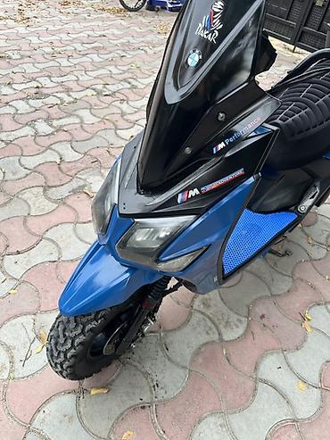 Скутеры: Продаю синий самурайчик💙 2025года😍🤍 165ти кубовыйй🔥🤍 пробег 4200км😍 — 4
