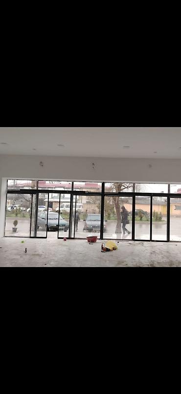 elektrik misar: Alüminium sürgülü şüşə qapı sistemi - Rəng: tünd qəhvəyi/alüminium — 5