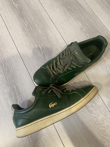 кроксы 39: Эркектердин кроссовкасы, 42, Lacoste, Жаңы, түсү - Жашыл, Өзү алып кетүү — 2