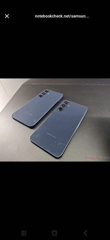 Samsung: Samsung Galaxy A55, 256 GB, rəng - Göy, Barmaq izi