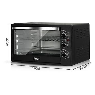 corek sobası: №: 5264 Məhsulun adı: Elektrik soba Raf EH.5315 35L 1500W Black Brend — 3