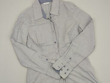 bluzki w biało niebieskie paski: Shirt, M (EU 38), condition - Good