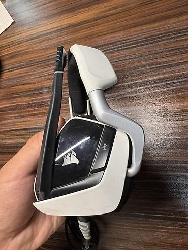 Консолдор үчүн аксессуарлар: Игровая гарнитура Corsair (проводная, USB) - Подключение: USB (кабель — 2
