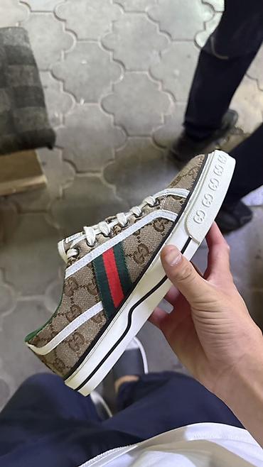 кроссовки гучи: Мужские кроссовки, 39, 39.5, 40, Gucci, Новый, цвет - Бежевый — 1