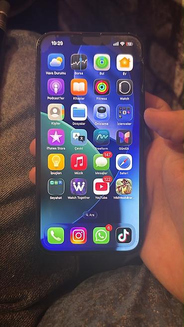 iphone 12 qara: IPhone 13, 128 GB, Midnight, Barmaq izi, Face ID — 3