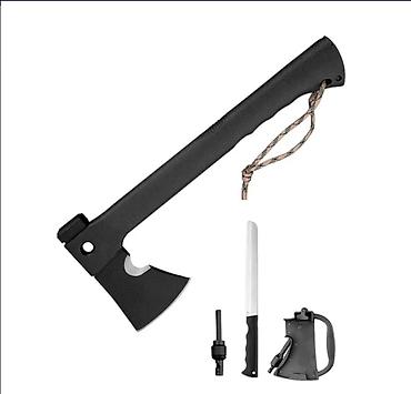 Другая бытовая техника: Топор туристический многофункциональный 6в1 Уникальный тактический — 7