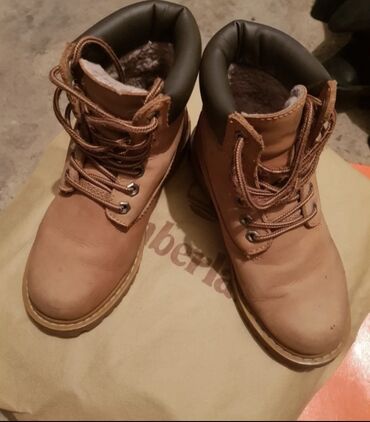 обувь мужская зима: Ботинки Тимберленд, оригинал. Зима 36р