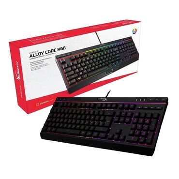 Klaviaturalar: Hyperx alloy core rgb gaming keyboard