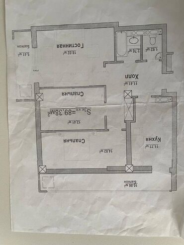 Продажа квартир: 3 комнаты, 90 м², Элитка, 3 этаж, Дизайнерский ремонт