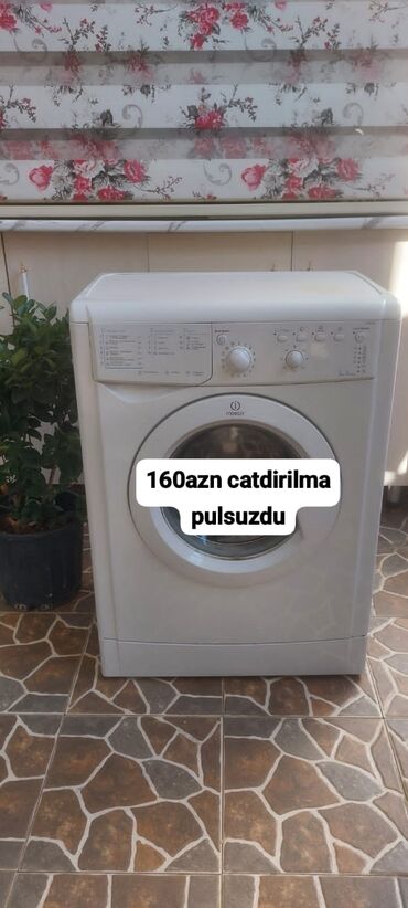 Paltaryuyan maşınlar: Paltaryuyan maşın Indesit, 6 kq, İşlənmiş, Avtomat, Qurutma var, Ödənişli çatdırılma