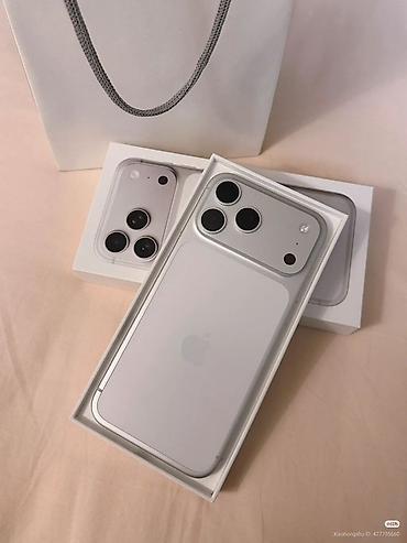 airpods pro 1: IPhone 17 Pro Max, Б/у, 256 ГБ, Серебристый, Коробка, 100 % — 1