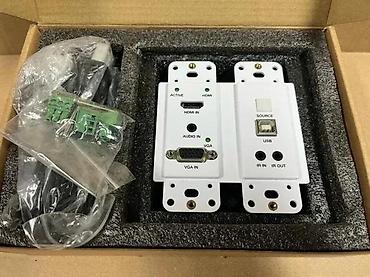 Aksesoari za TV i video: HDBaseT 2.0 HDMI/VGA/USB zidni predajnik sa prijemnikom – ekstender i — 8
